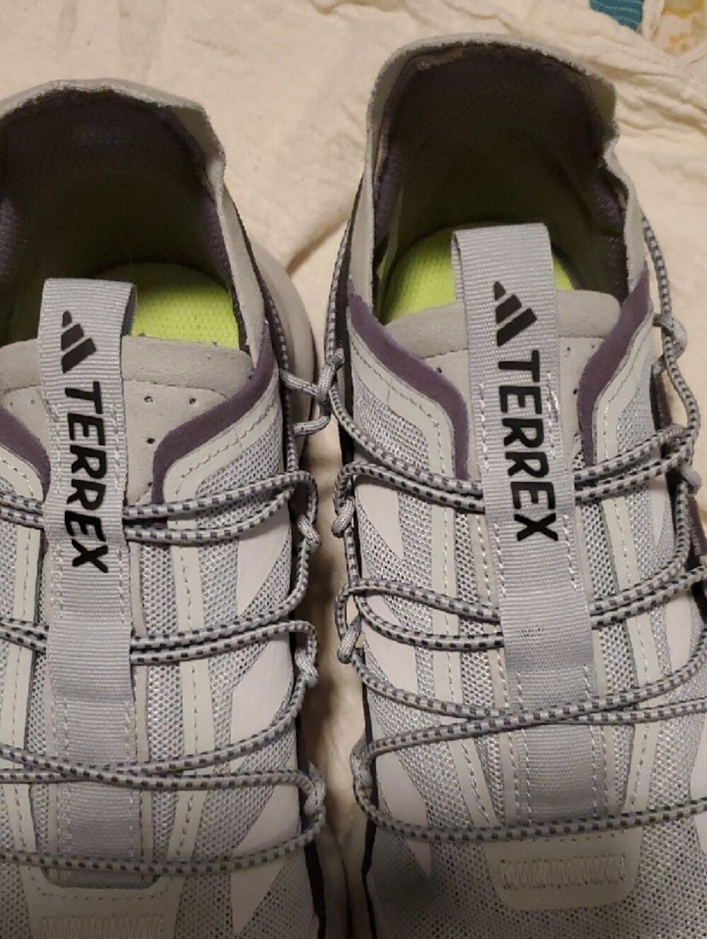 adidas Trail Shoe in Neon Green and Purple - Picture 5 of 5